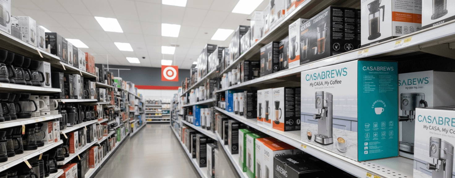 Casabrews CM5418 Espresso Machine: In-Store Launch at Target Concludes
